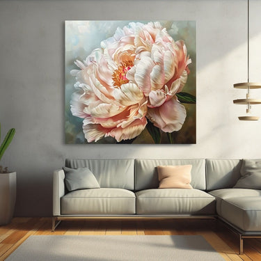 Peony Oil Painting on Canvas